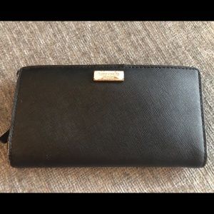Kate Spade Black Leather Wallet